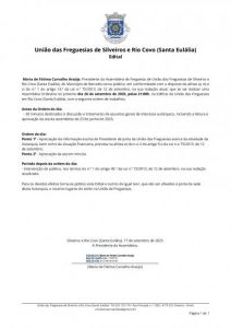 Edital de setembro de 2025