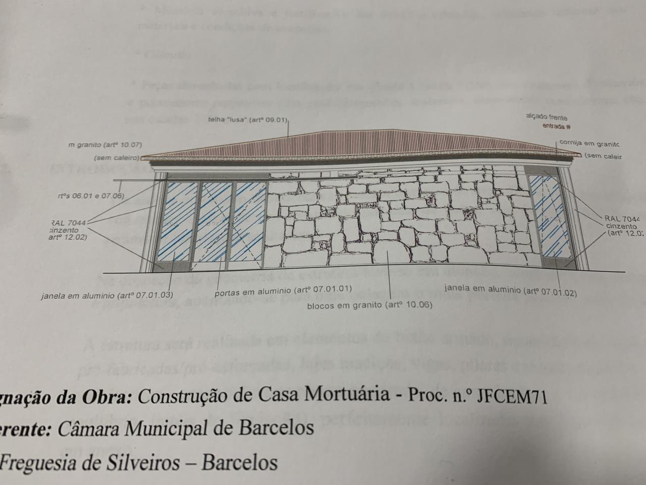 Casa mortuária em Silveiros