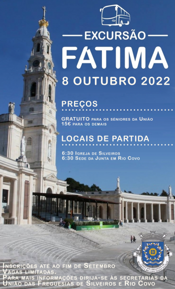 EXCURSÃO A fÁTIMA